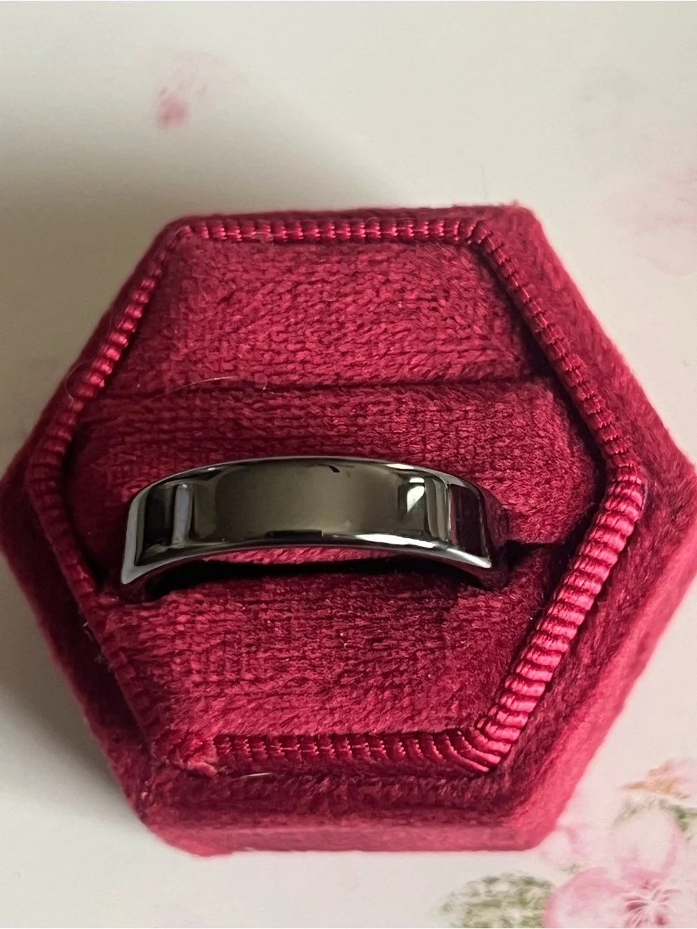 Luxury Collection Titanium Steel Polished Design Minimalist 6mm Band Size 13